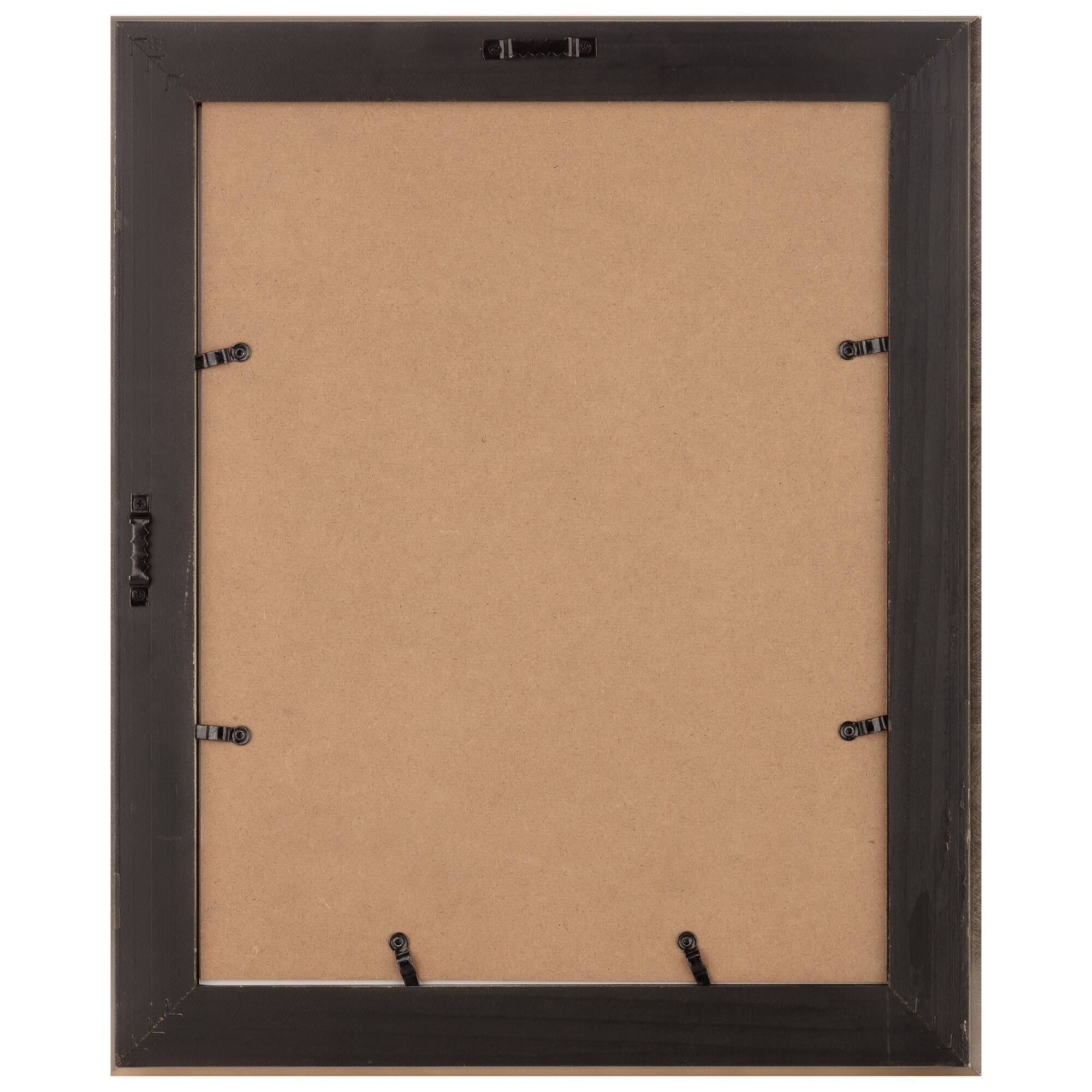 6 Pack: Metallic Gold Scooped Frame with Mat